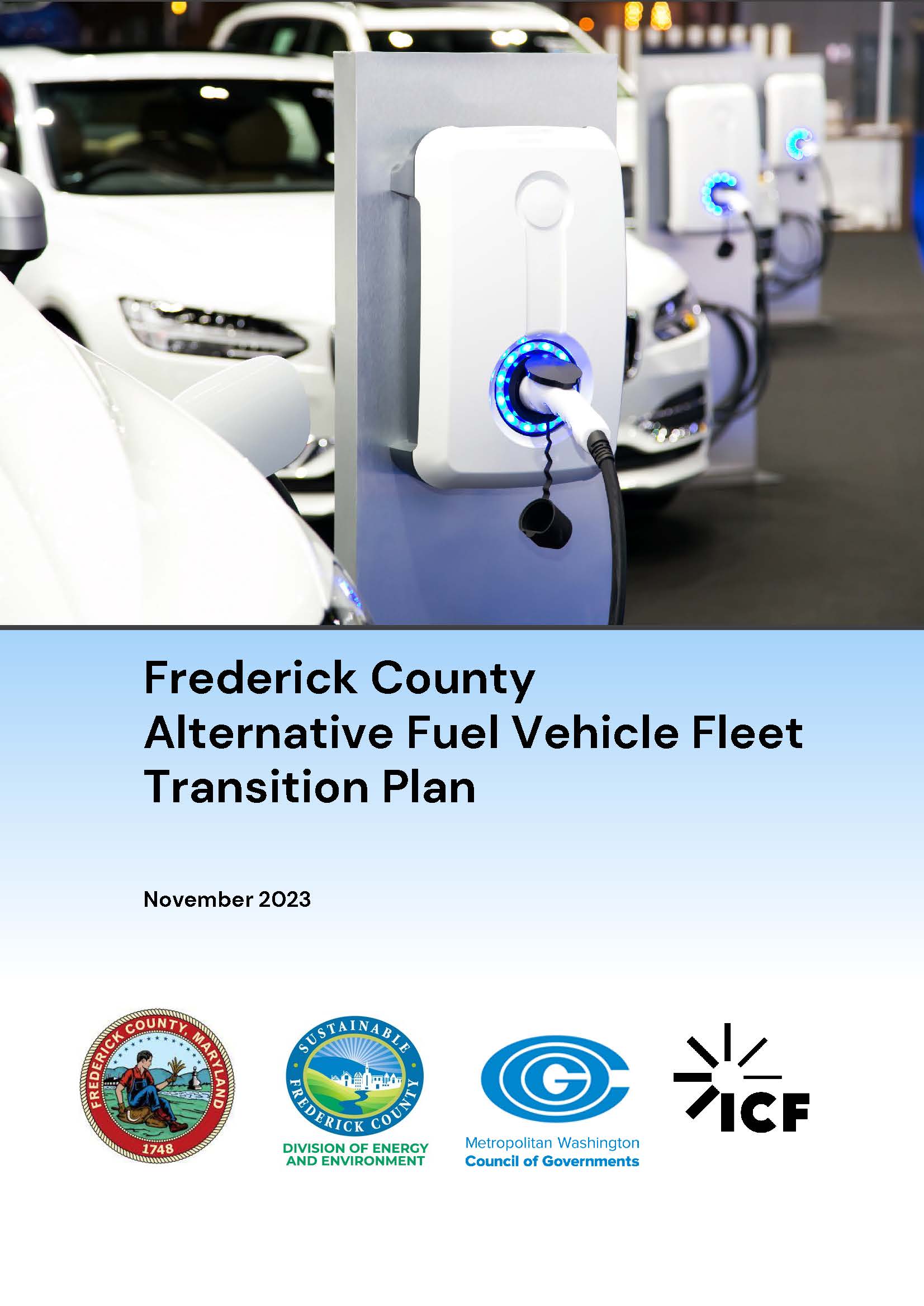 Cover Page of the Fleet Transition Plan