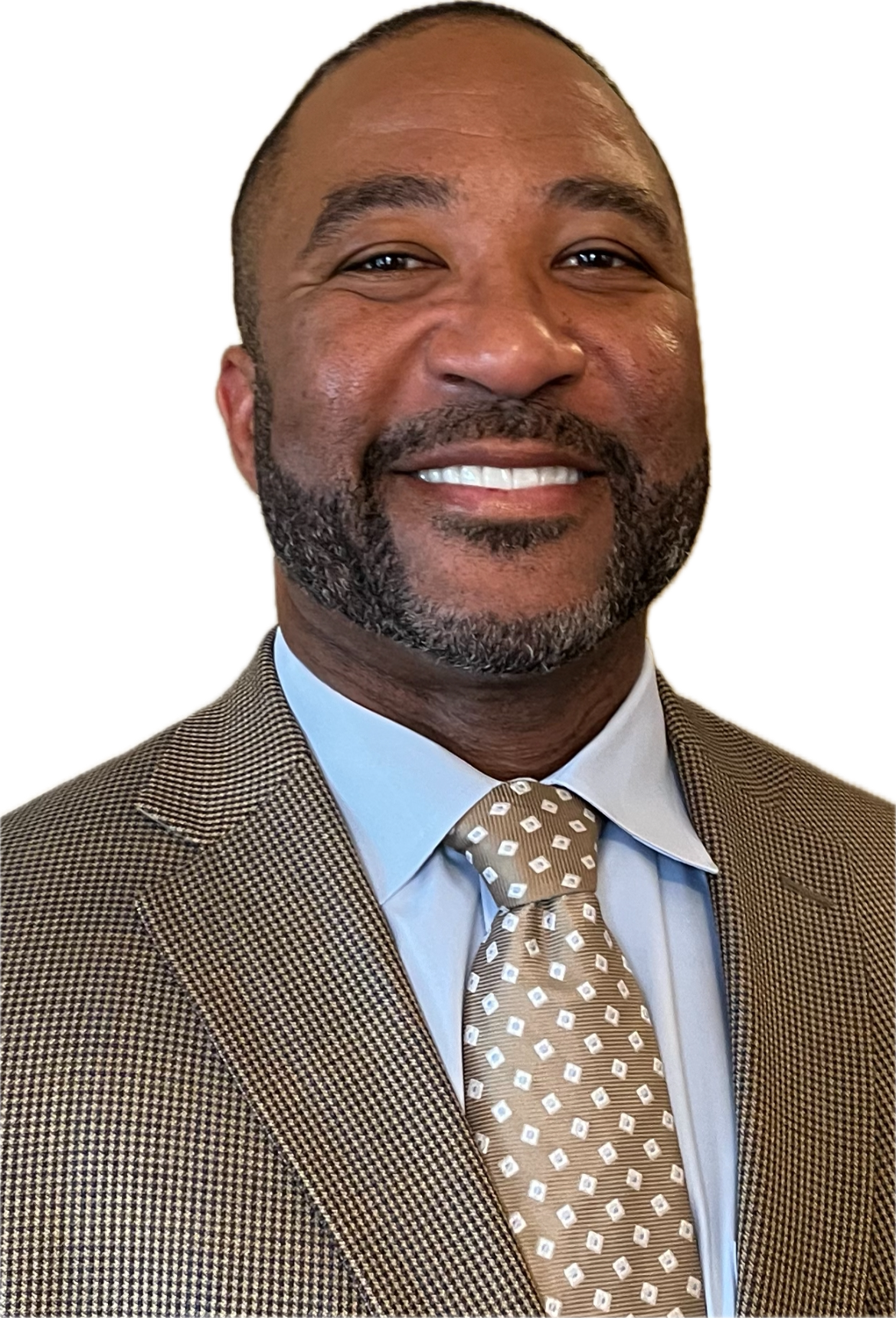 A man wearing a suit and tie