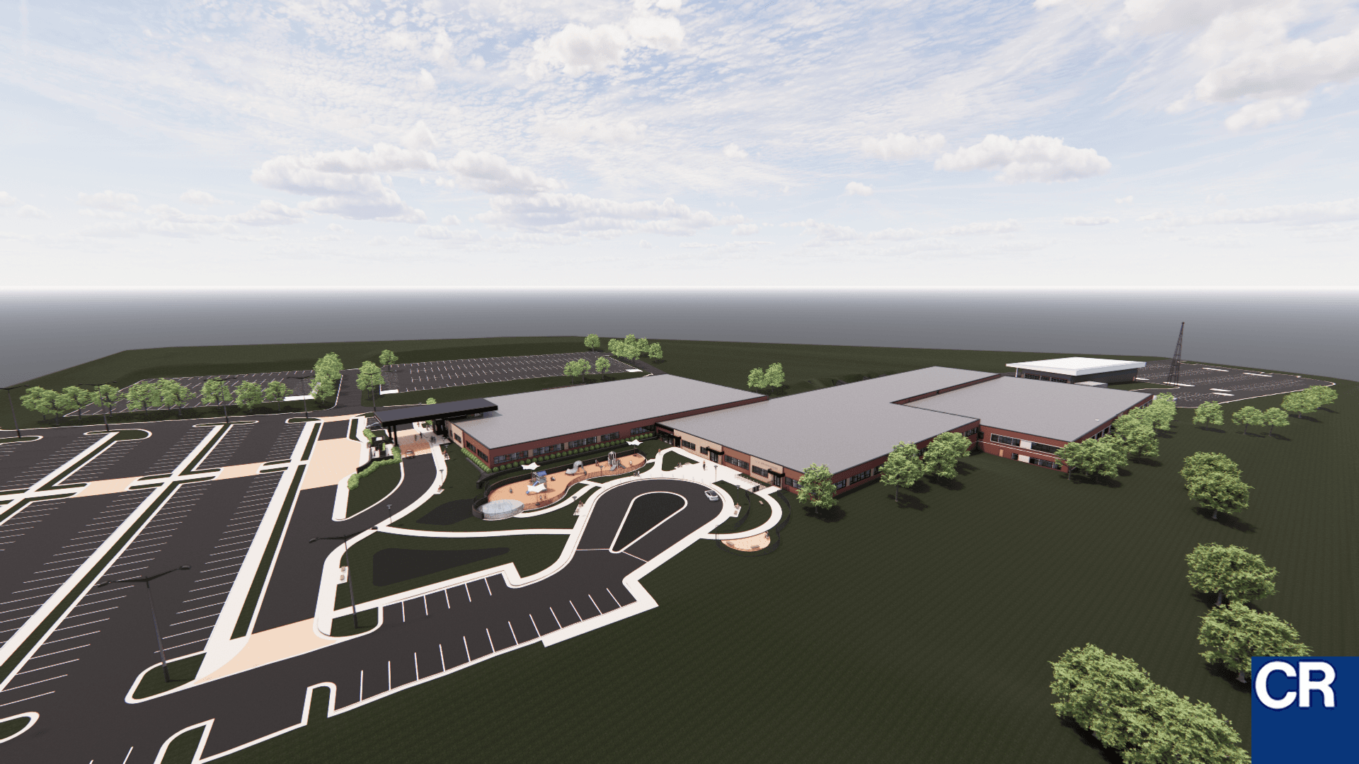 01_Entrance - Aerial View