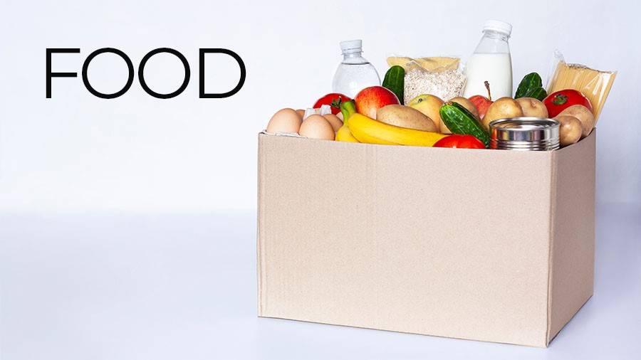 A box of food